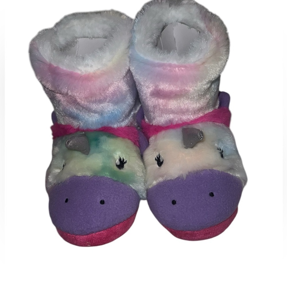 TOTES TOASTIES Unicorn Slippers New in Box